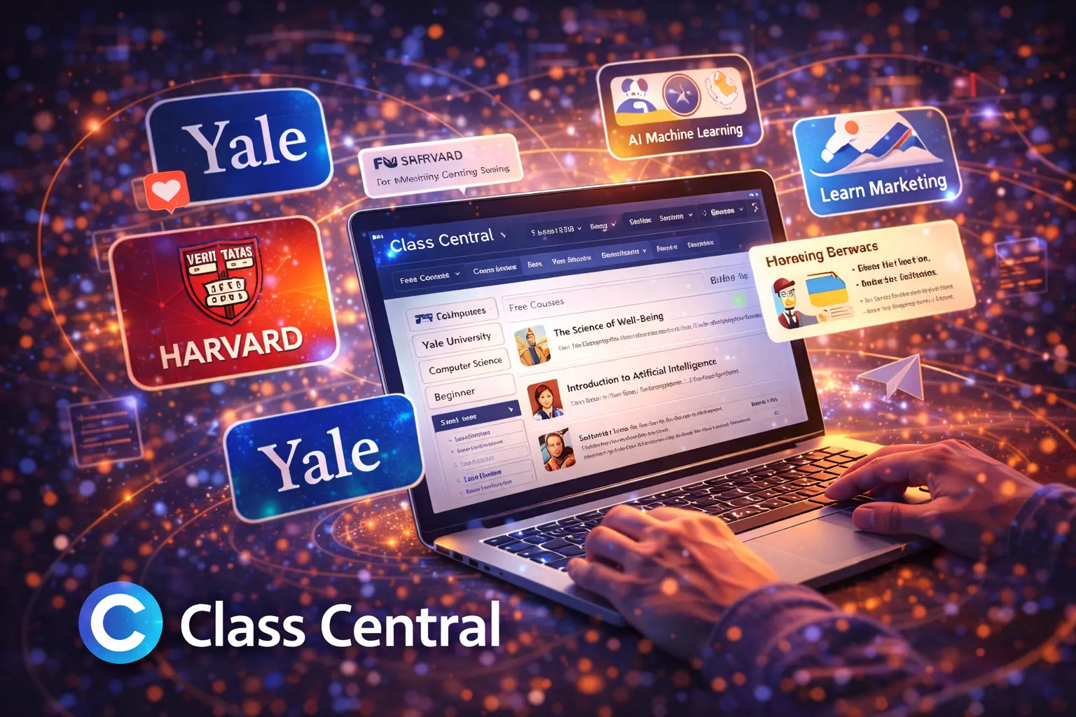 منصة Class Central: دليلك الشامل لتعلّم أي مهارة عبر الإنترنت